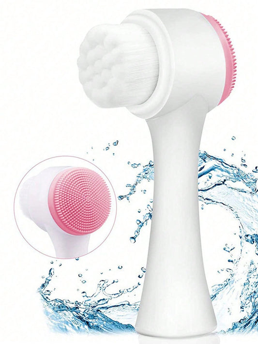 2-in-1 Facial Cleansing Brush – Deep Clean & Gentle Care