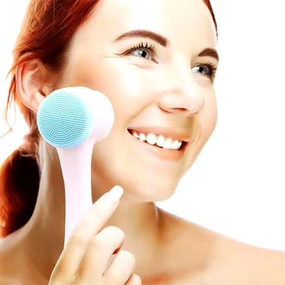2-in-1 Facial Cleansing Brush – Deep Clean & Gentle Care