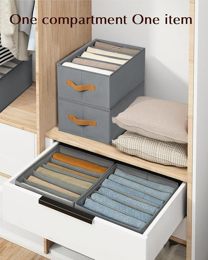 6 Grids Washable Wardrobe Clothes Organizer